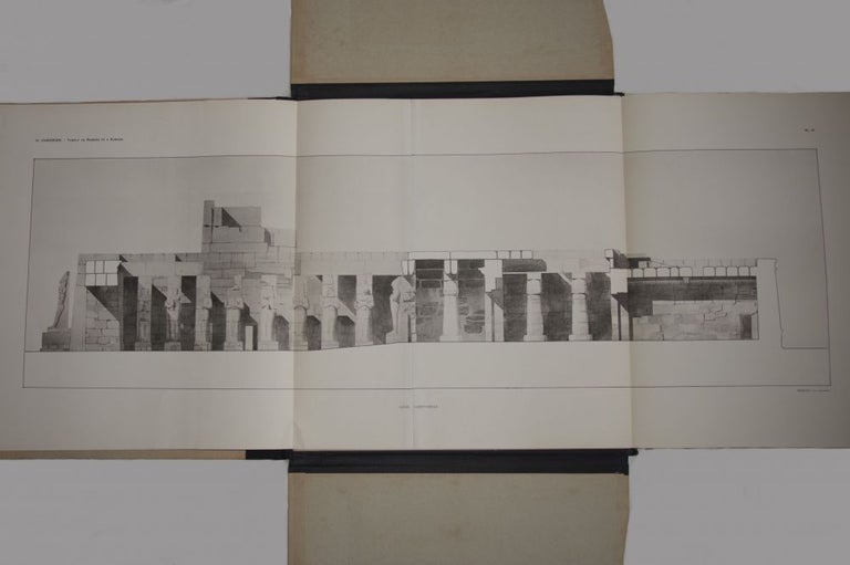 Item #M0368a Le temple-reposoir de Ramsès III à Karnak. Fasc. 1: Texte. Fasc. 2: Planches (complete set). CHEVRIER Henri.[newline]M0368a.jpg