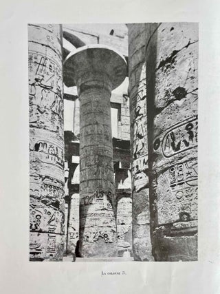 Temple d'Amon à Karnak. Les divinités des colonnes de la grande salle hypostyle et leurs épithètes