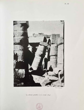 Temple d'Amon à Karnak. Les divinités des colonnes de la grande salle hypostyle et leurs épithètes