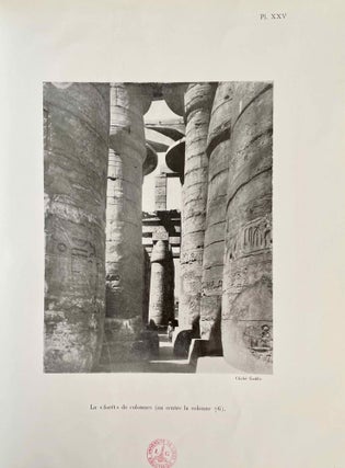 Temple d'Amon à Karnak. Les divinités des colonnes de la grande salle hypostyle et leurs épithètes