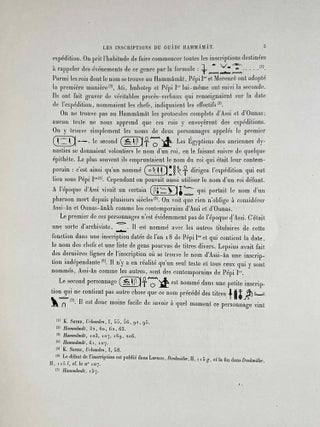 Les inscriptions hiéroglyphiques et hiératiques du Ouâdi Hammâmât. Fasc. 1: texte et Fasc. 2: Planches (complete set)[newline]M0380c-08.jpeg