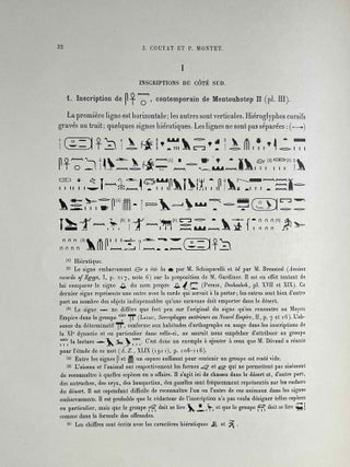 Les inscriptions hiéroglyphiques et hiératiques du Ouâdi Hammâmât. Fasc. 1: texte et Fasc. 2: Planches (complete set)[newline]M0380c-11.jpeg