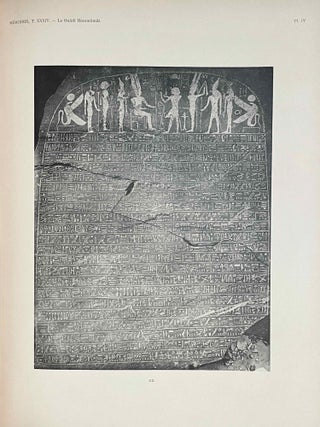 Les inscriptions hiéroglyphiques et hiératiques du Ouâdi Hammâmât. Fasc. 1: texte et Fasc. 2: Planches (complete set)[newline]M0380c-14.jpeg
