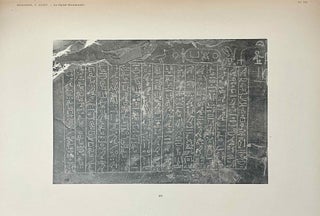 Les inscriptions hiéroglyphiques et hiératiques du Ouâdi Hammâmât. Fasc. 1: texte et Fasc. 2: Planches (complete set)[newline]M0380c-17.jpeg