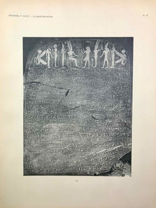 Les inscriptions hiéroglyphiques et hiératiques du Ouâdi Hammâmât. Fasc. 2: Planches.
