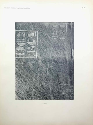 Les inscriptions hiéroglyphiques et hiératiques du Ouâdi Hammâmât. Fasc. 2: Planches[newline]M0380d-11.jpeg