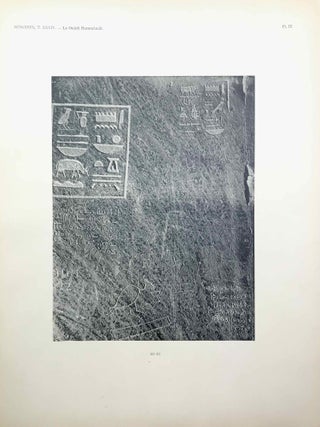 Les inscriptions hiéroglyphiques et hiératiques du Ouâdi Hammâmât. Fasc. 2: Planches.