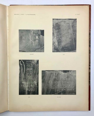 Les inscriptions hiéroglyphiques et hiératiques du Ouâdi Hammâmât. Fasc. 2: Planches.