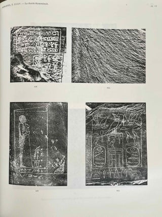 Les inscriptions hi&eacute;roglyphiques et hi&eacute;ratiques du Ou&acirc;di Hamm&acirc;m&acirc;t. Fasc. 1: texte et Fasc. 2: Planches (complete set). XEROX.[newline]M0380f-10.jpeg