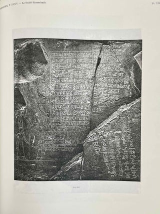 Les inscriptions hi&eacute;roglyphiques et hi&eacute;ratiques du Ou&acirc;di Hamm&acirc;m&acirc;t. Fasc. 1: texte et Fasc. 2: Planches (complete set). XEROX.[newline]M0380f-11.jpeg