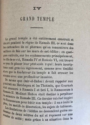 Notice explicative des ruines du temple de Louxor & Notice explicative des ruines de Medinet Habou[newline]M0387-20.jpg