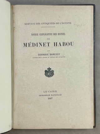 Notice explicative des ruines de Medinet Habou[newline]M0387b-02.jpeg