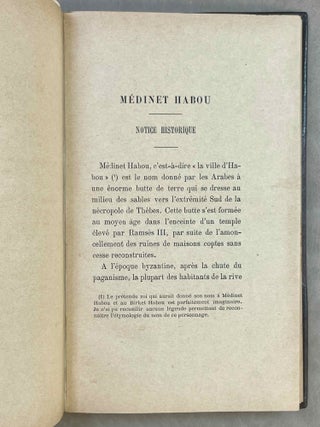 Notice explicative des ruines de Medinet Habou[newline]M0387b-03.jpeg