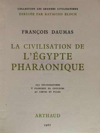 La civilisation de l'Egypte pharaonique[newline]M0389-01.jpg