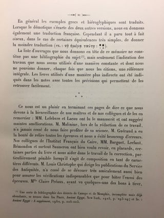 Les moyens d'expression du grec et de l'égyptien