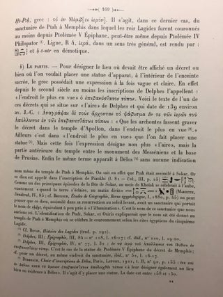 Les moyens d'expression du grec et de l'égyptien