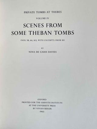 Scenes from some Theban tombs (Nos 38, 66, 162 with excerpts from 81)[newline]M0401-03.jpeg