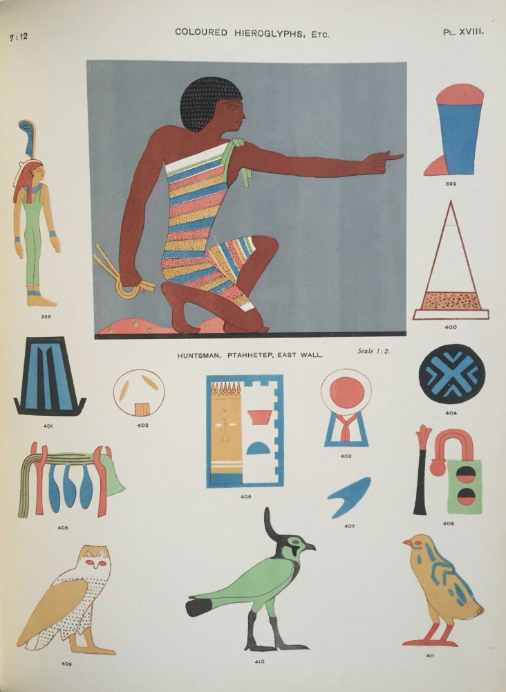 Item #M0405a The mastaba of Ptahhetep and Akhethetep at Saqqareh. Part I: The chapel of Ptahhetep and the hieroglyphs. DAVIES Norman de Garis.[newline]M0405a.jpg