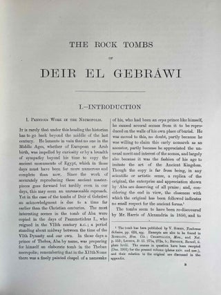 The rock tombs of Deir el-Gebrawi. Part I: Tomb of Aba and smaller tombs of the southern group. Part II: Tomb of Zau and tombs of the northern group (complete set)[newline]M0407g-06.jpeg