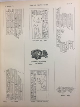 The rock tombs of Tell el-Amarna. Complete set of 6 volumes in the FIRST EDITION. Part I: The Tomb of Meryra.[newline]M0410-28.jpg