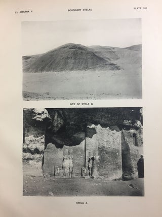The rock tombs of Tell el-Amarna. Complete set of 6 volumes in the FIRST EDITION. Part I: The Tomb of Meryra.[newline]M0410-45.jpg