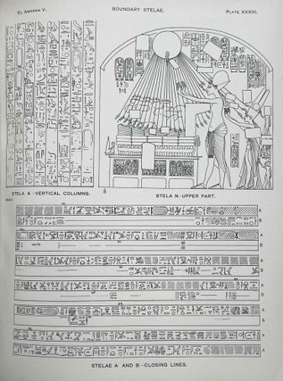 The rock tombs of Tell el-Amarna. Complete set of 6 volumes. Part I: The Tomb of Meryra. Part II: The Tombs of Panehesy and Meryra II. Part III: The Tombs of Huya and Ahmes. Part IV: Tombs of Penthu, Mahu, and Others. Part V: Smaller Tombs and Boundary Stelae. Part VI: Tombs of Parennefer, Tutu, and Aÿ (complete set)[newline]M0410e-51.jpeg
