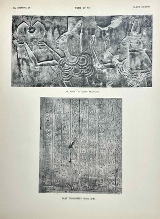 The rock tombs of Tell el-Amarna. Complete set of 6 volumes. Part I: The Tomb of Meryra. Part II: The Tombs of Panehesy and Meryra II. Part III: The Tombs of Huya and Ahmes. Part IV: Tombs of Penthu, Mahu, and Others. Part V: Smaller Tombs and Boundary Stelae. Part VI: Tombs of Parennefer, Tutu, and Aÿ (complete set)[newline]M0410e-62.jpeg