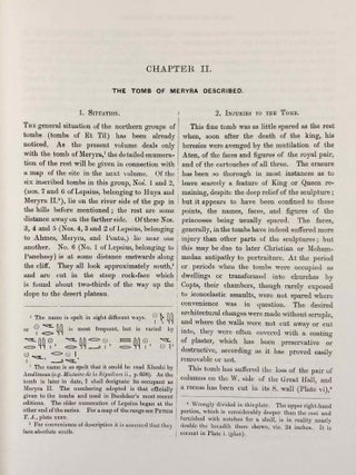 The rock tombs of Tell el-Amarna. Complete set of 6 volumes. Part I: The Tomb of Meryra. Part II: The Tombs of Panehesy and Meryra II. Part III: The Tombs of Huya and Ahmes. Part IV: Tombs of Penthu, Mahu, and Others. Part V: Smaller Tombs and Boundary Stelae. Part VI: Tombs of Parennefer, Tutu, and A&yuml; (complete set of 6 parts in 3 volumes, 2004 reedition)[newline]M0410n-07.jpeg