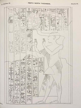 The rock tombs of Tell el-Amarna. Complete set of 6 volumes. Part I: The Tomb of Meryra. Part II: The Tombs of Panehesy and Meryra II. Part III: The Tombs of Huya and Ahmes. Part IV: Tombs of Penthu, Mahu, and Others. Part V: Smaller Tombs and Boundary Stelae. Part VI: Tombs of Parennefer, Tutu, and A&yuml; (complete set of 6 parts in 3 volumes, 2004 reedition)[newline]M0410n-27.jpeg