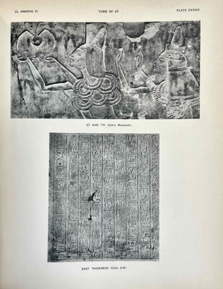 The rock tombs of Tell el-Amarna. Complete set of 6 volumes. Part I: The Tomb of Meryra. Part II: The Tombs of Panehesy and Meryra II. Part III: The Tombs of Huya and Ahmes. Part IV: Tombs of Penthu, Mahu, and Others. Part V: Smaller Tombs and Boundary Stelae. Part VI: Tombs of Parennefer, Tutu, and Aÿ (complete set)[newline]M0410u-47.jpeg