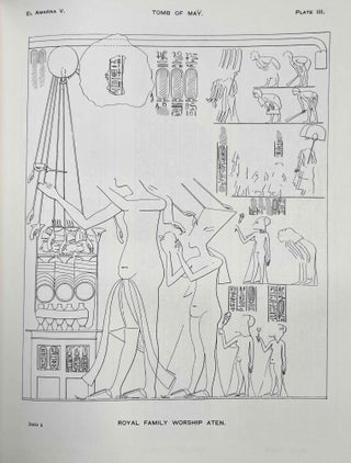 The rock tombs of Tell el-Amarna. Complete set of 6 volumes. Part I: The Tomb of Meryra. Part II: The Tombs of Panehesy and Meryra II. Part III: The Tombs of Huya and Ahmes. Part IV: Tombs of Penthu, Mahu, and Others. Part V: Smaller Tombs and Boundary Stelae. Part VI: Tombs of Parennefer, Tutu, and Aÿ (complete set)[newline]M0410v-39.jpeg