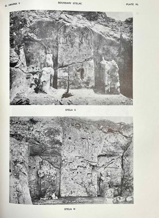 The rock tombs of Tell el-Amarna. Complete set of 6 volumes. Part I: The Tomb of Meryra. Part II: The Tombs of Panehesy and Meryra II. Part III: The Tombs of Huya and Ahmes. Part IV: Tombs of Penthu, Mahu, and Others. Part V: Smaller Tombs and Boundary Stelae. Part VI: Tombs of Parennefer, Tutu, and Aÿ (complete set)[newline]M0410v-42.jpeg