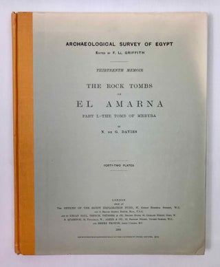 The rock tombs of Tell el-Amarna. Part I: The Tomb of Meryra. Part II: The Tombs of Panehesy and Meryra II. Part III: The Tombs of Huya and Ahmes (3 volumes)[newline]M0411d-02.jpeg