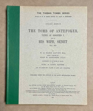 Item #M0417j The tomb of Antefoker, vizier of Sesostris I, and of his wife Senet (No 60). DAVIES...