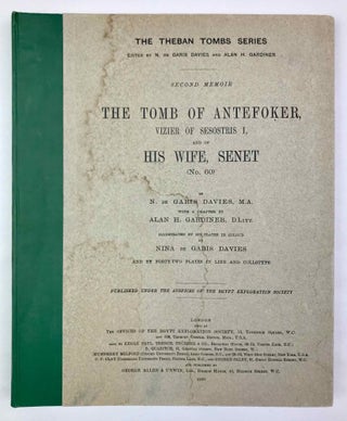 Item #M0417k The tomb of Antefoker, vizier of Sesostris I, and of his wife Senet (No 60). DAVIES...
