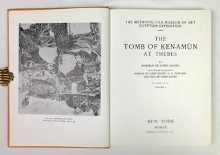 The tomb of Ken-Amun at Thebes. Volume I: text and plates. Vol. II: Plates (two volumes in one)[newline]M0419d-03.jpeg