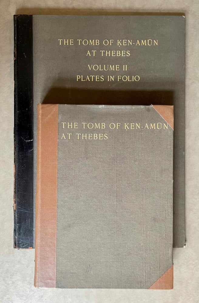 Item #M0419e The tomb of Ken-Amun at Thebes. Volume I: text and plates. Vol. II: Plates in folio (complete set). DAVIES Norman de Garis.[newline]M0419e-00.jpeg