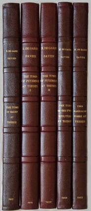 Item #M0421 Robb de Peyster Tytus series, complete set of 5 volumes. Vol. I: The tomb of Nakht....[newline]M0421.jpg