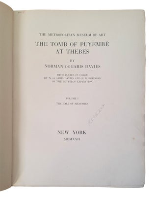 Robb de Peyster Tytus series. Vol. II: The tomb of Puyemre. Part I: The hall of memories. Vol. III: The tomb of Puyemre. Part II: The chapels of hope (complete in itself)