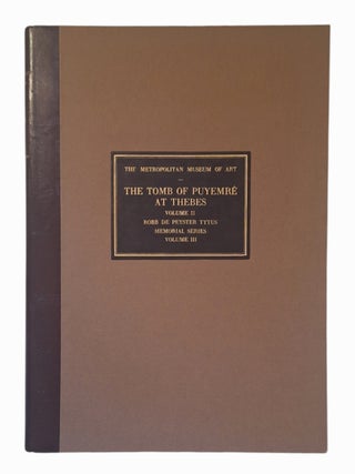 Robb de Peyster Tytus series. Vol. II: The tomb of Puyemre. Part I: The hall of memories. Vol. III: The tomb of Puyemre. Part II: The chapels of hope (complete in itself)
