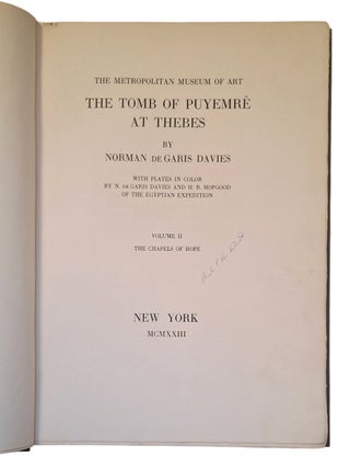 Robb de Peyster Tytus series. Vol. II: The tomb of Puyemre. Part I: The hall of memories. Vol. III: The tomb of Puyemre. Part II: The chapels of hope (complete in itself)