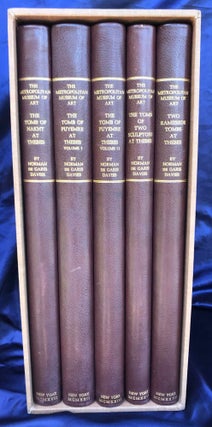 Item #M0423b Robb de Peyster Tytus series, complete set of 5 volumes. Vol. I: The tomb of Nakht....