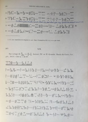 Textes religieux égyptiens, 1ère partie (all published)[newline]M0425-10.jpg