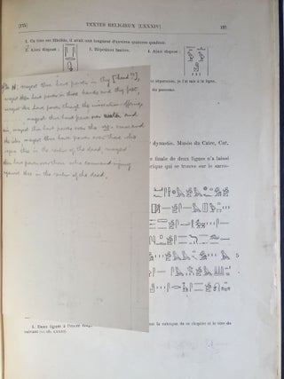 Textes religieux égyptiens, 1ère partie (all published)