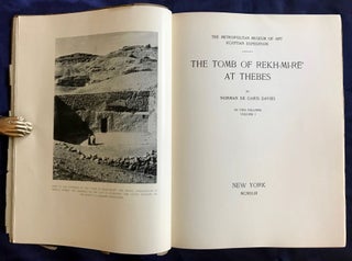 The tomb of Rekh-mi-re at Thebes. Vol. I & II (complete set)[newline]M0426c-02.jpg