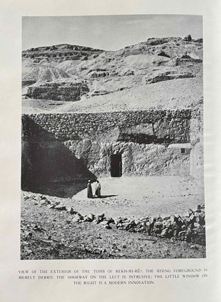 Item #M0426f The tomb of Rekh-mi-re at Thebes. Vol. I & II (complete set bound in 1). DAVIES...[newline]M0426f-00.jpeg