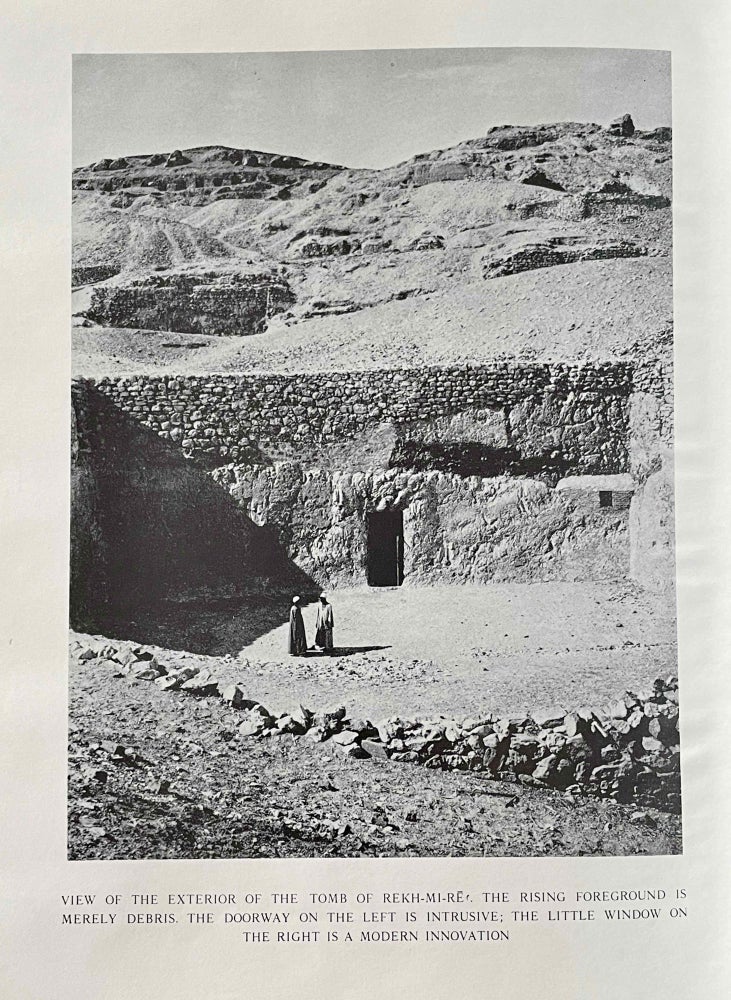 Item #M0426f The tomb of Rekh-mi-re at Thebes. Vol. I & II (complete set bound in 1). DAVIES Norman de Garis.[newline]M0426f-00.jpeg