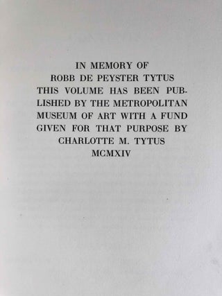 Robb de Peyster Tytus series, Vol. IV: The tomb of two sculptors at Thebes
