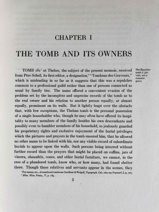 Robb de Peyster Tytus series, Vol. IV: The tomb of two sculptors at Thebes