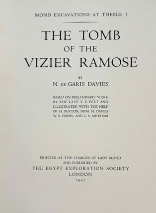 The tomb of the vizier Ramose